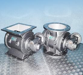 Écluse rotative sous filtre dépoussiéreur