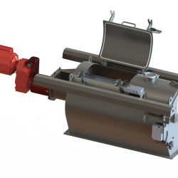 Tamis centrifuge granulés en ligne continue